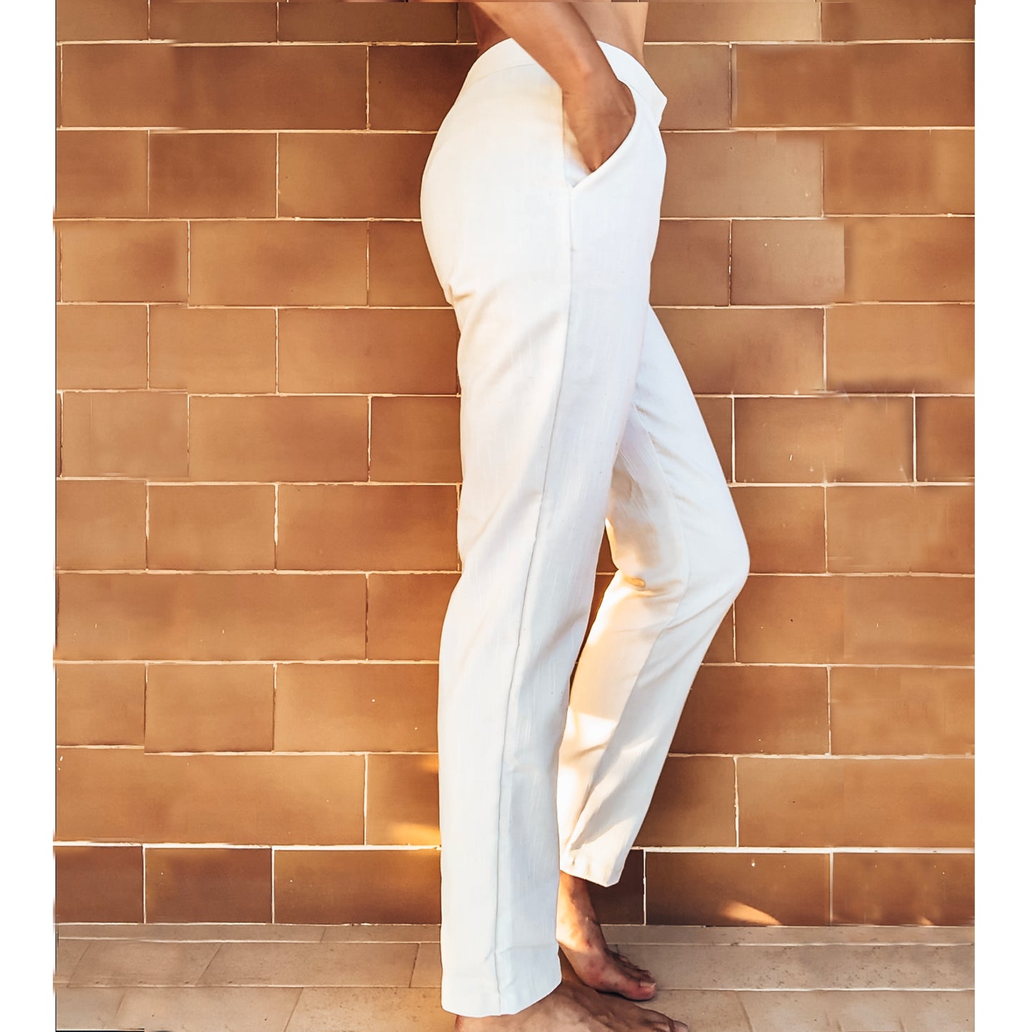 Cream Trousers
