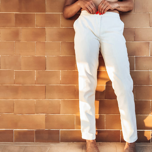 Cream Trousers